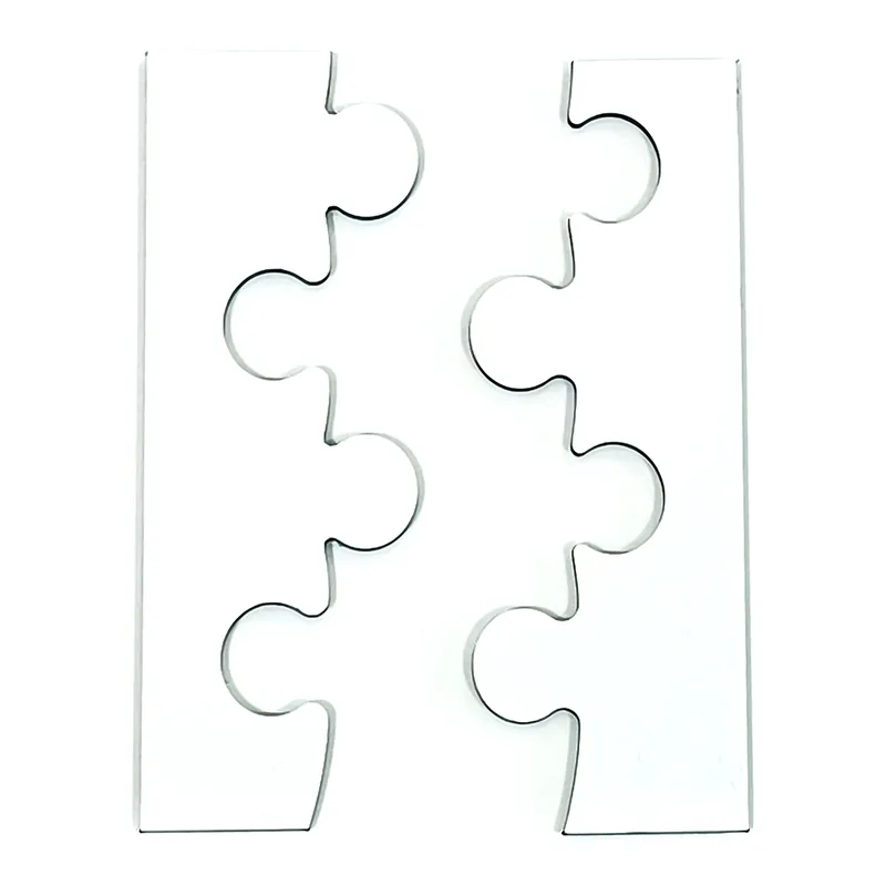 Placa numar modular capete, aluminiu compozit, alb, 14.5 x 14 cm