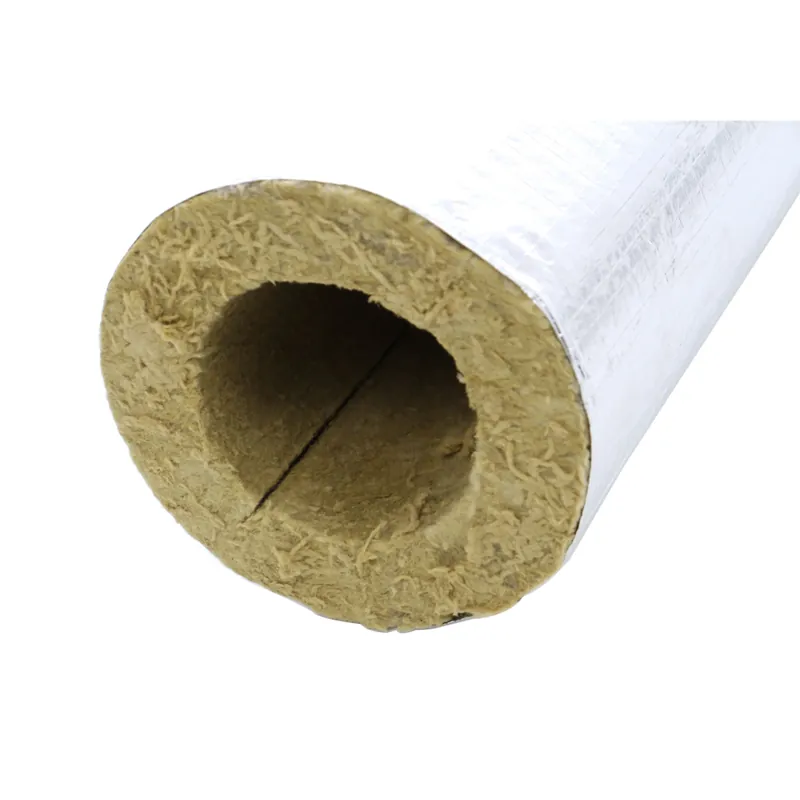 Izolatie teava, vata minerala, cu aluminiu, tip cochilie, diametru interior 22 mm, grosime 30 mm, L 1 m