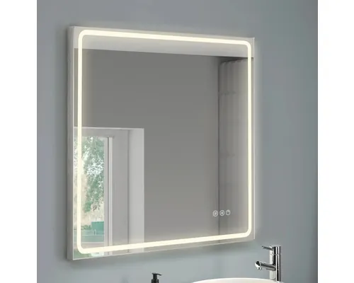 Oglindă baie cu LED și funcție Touch și anti-aburire 60x80 cm IP44 buc