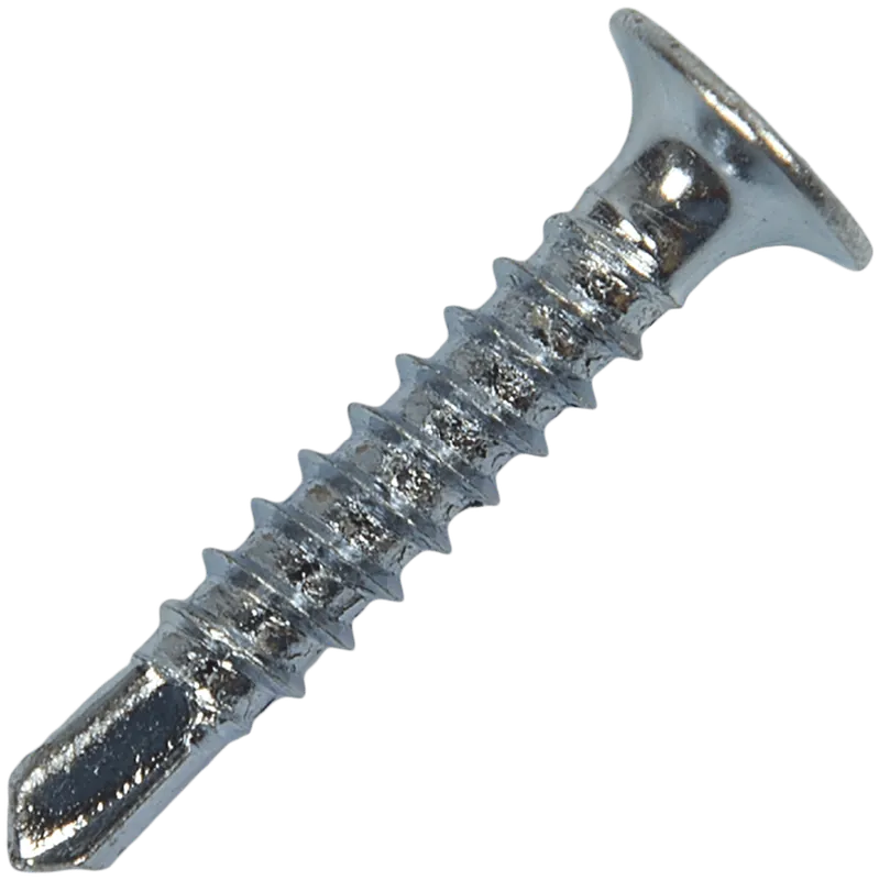 Surub autoforant, cap semibombat, pentru PVC, otel zincat, 3,9 x 22 mm