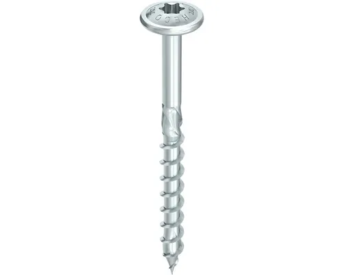 Șuruburi pentru lemn cu cap bombat Torx Heco Topix-Plus 8x240 mm oțel zincat albastru, 50 bucăți pac