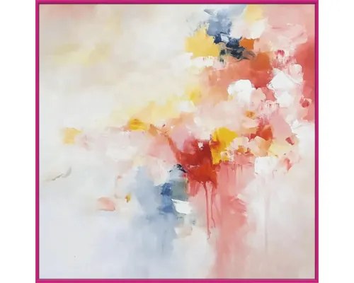 Tablou pictat manual înrămat Abstract color I 60x60 cm buc