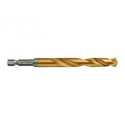 Burghiu metal HSS-titan red hex 1/4'' 10.0x76x120 mm 48894723