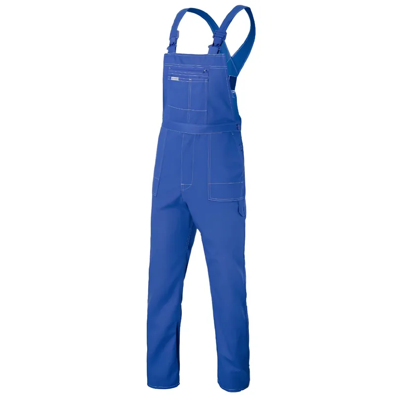 Pantaloni cu pieptar EP14.1, tercot, albastru, marimea 54 buc