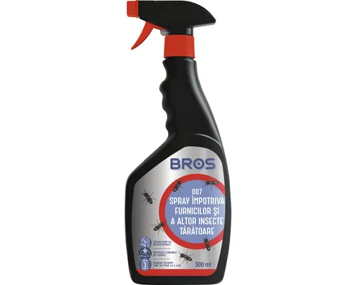 Spray Bros împotriva furnicilor și altor insecte rampante 500 ml buc