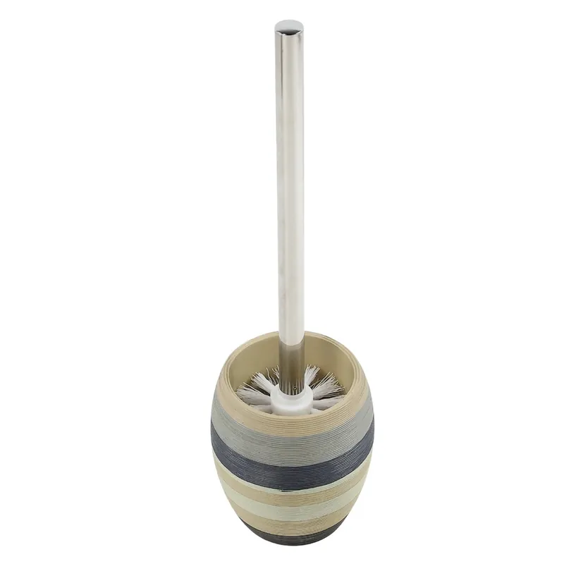 Perie WC Kadda Rustica BPO-0541E, polirasina, crem, 11 x 37 cm buc