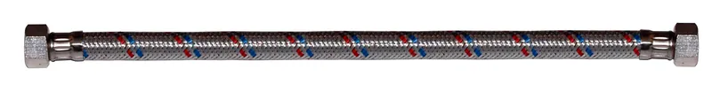 Racord flexibil apa, EPDM + tresa metalica, 3/8" - 3/8 ", L 300 mm buc