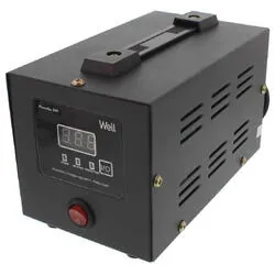 Stabilizator automat de tensiune cu releu 500VA negru well