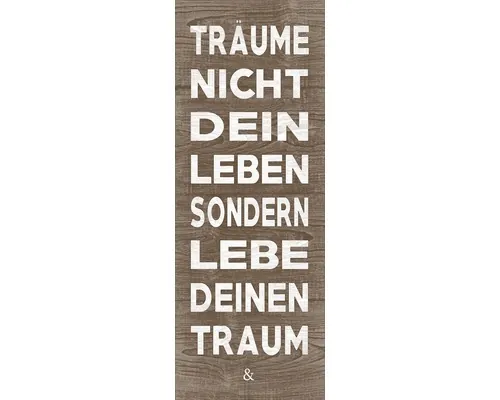 Tablou sticlă Pure Living Visuri 30x80 cm buc