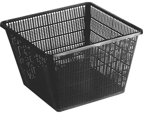 Coș pentru plante plastic Heissner 28x28 cm negru buc