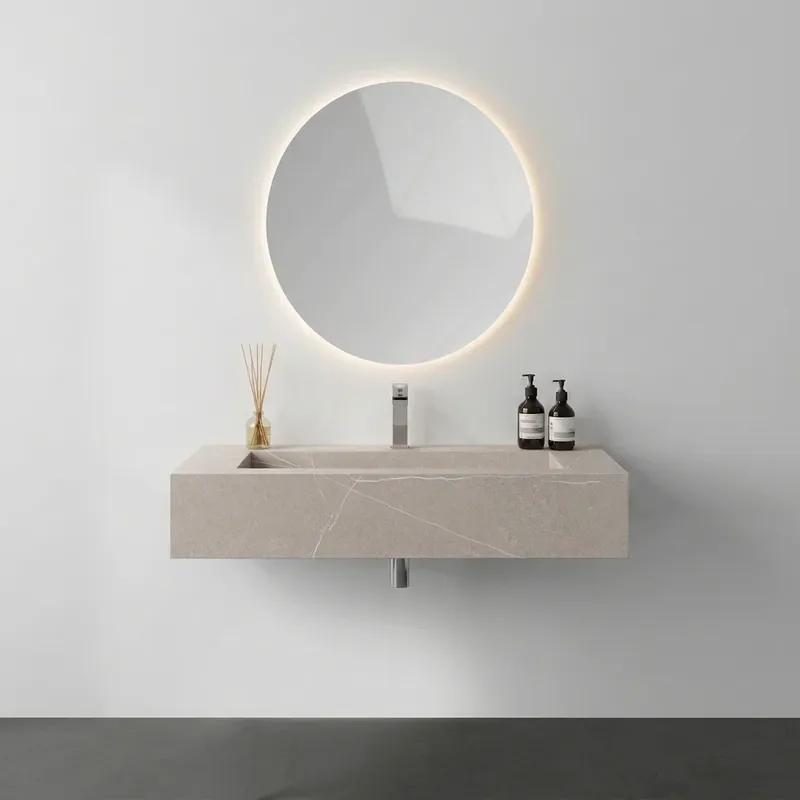 LAVOAR DIN CERAMICA CAPRI CREAM, 110X47X20 CM