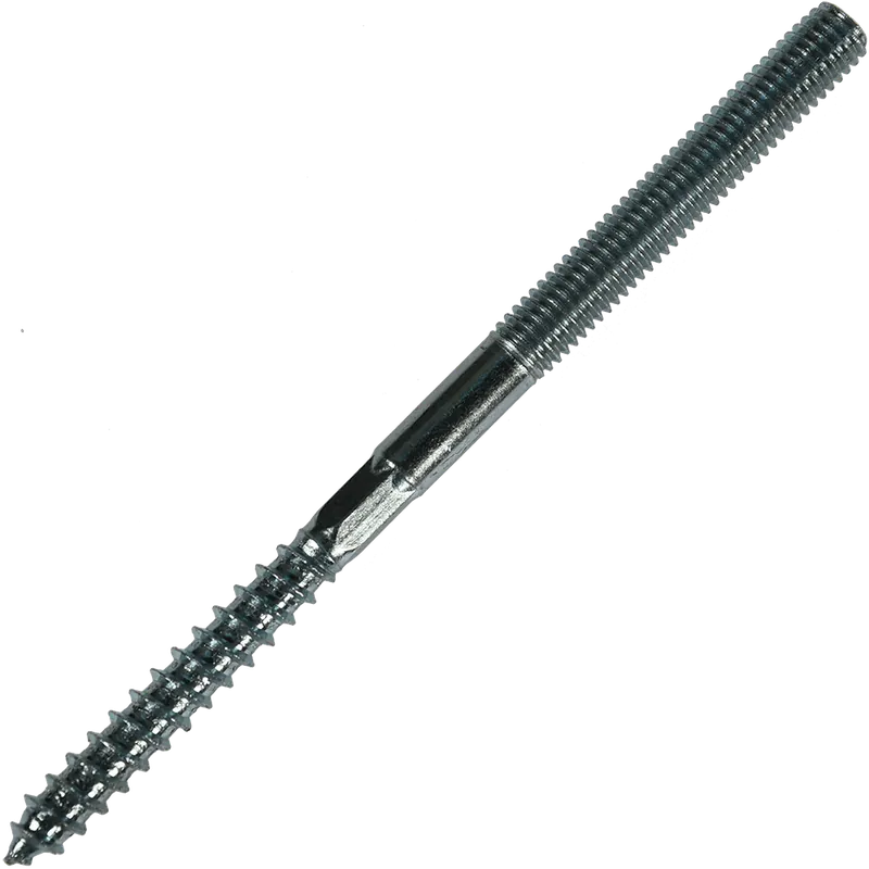 Prezon pentru lemn si metal, otel zincat, M8 x 120 mm, L45/M50