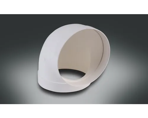 Cot țeavă rotundă din plastic Rotheigner Ø 125 mm 90° alb buc