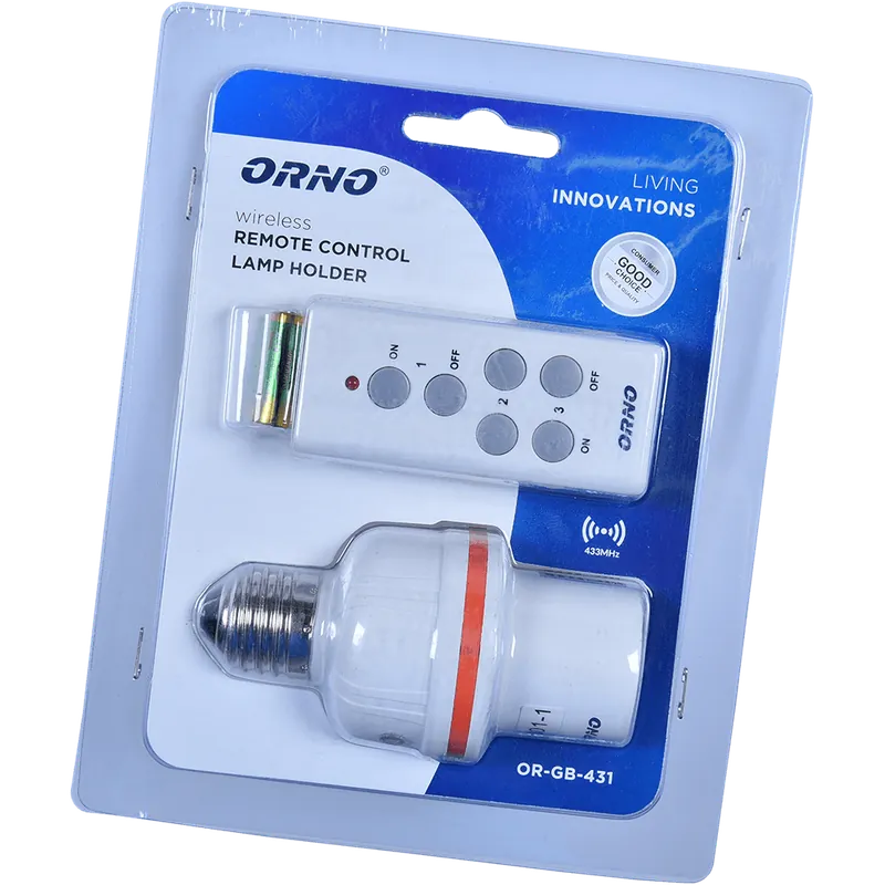 Dulie cu telecomanda, E27, 60 W, 30 m