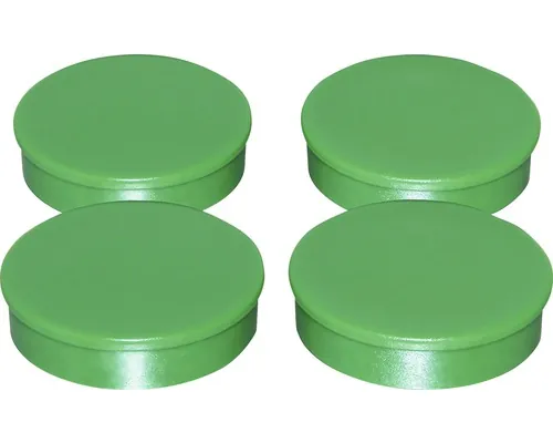 Magneți de organizare Industrial 30mm verde, set 4 bucăți pac
