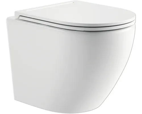 Vas WC suspendat înălțat Jungborn FOUR, incl. capac WC, alb buc