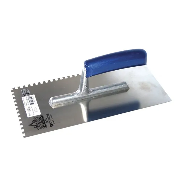 GLETIERA CU MANER PLASTIC SI LAMA DINTATA 5X5 MM INOX 280X130 MM AB TOKOS