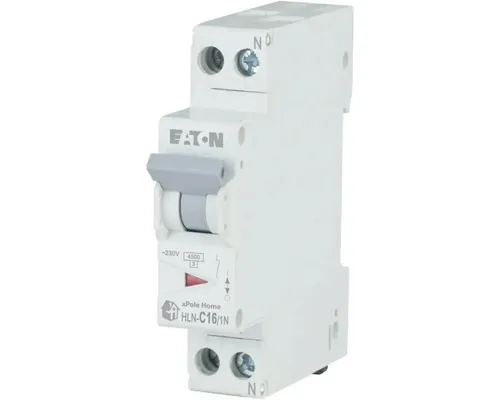 Întreruptor Eaton xPole P+N 16A 4,5kA, curbă C buc