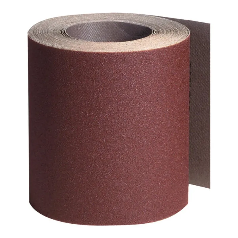 Rola panza abraziva pentru lemn, metale, materiale constructii, Klingspor KL 382 J, granulatie 100, rola 50 m x 100 mm bucată