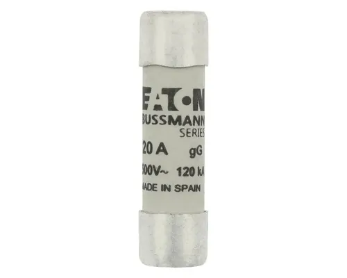 Siguranță fuzibilă Eaton Bussmann C10G20 20A 500V AC, set 10 bucăți pac