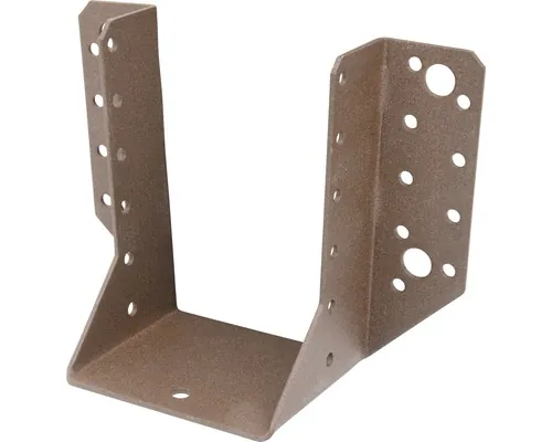 Papuc tip A grindă lemn Alberts Duravis 80x120x2 mm, oțel zincat maro închis buc