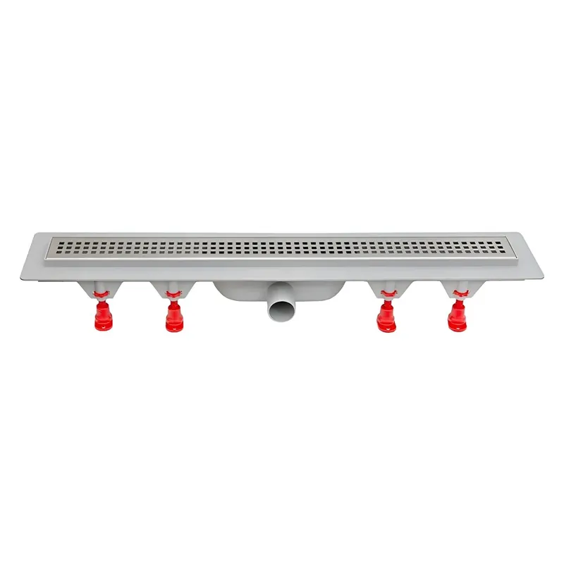 Rigola dus cu gratar din otel inoxidabil, Kadda R900SAP, inox, 90 cm