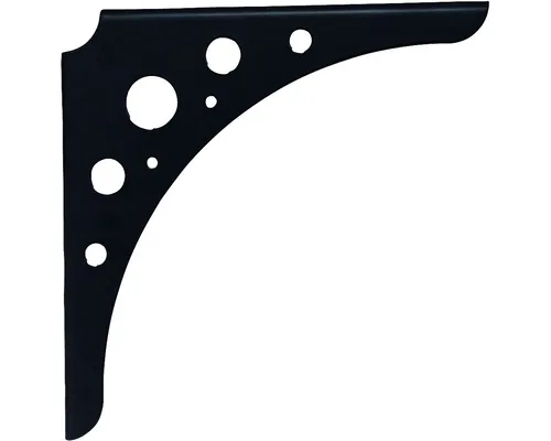 Consolă Vormann Delta-Line 200x200x24 mm, culoare neagră buc
