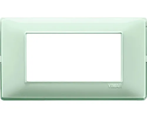 Ramă aparataje Vimar Plana Reflex 4 module, nuanța mentă buc