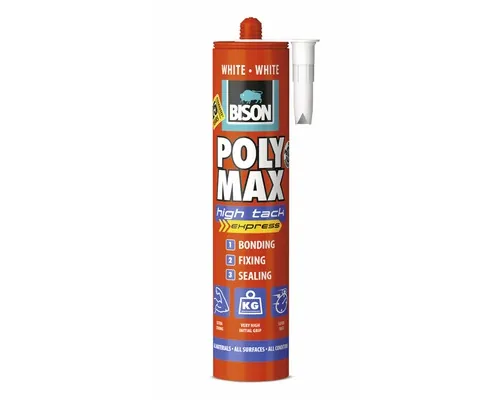 Adeziv universal de montaj și etanșare Bison Poly Max alb 425 g buc