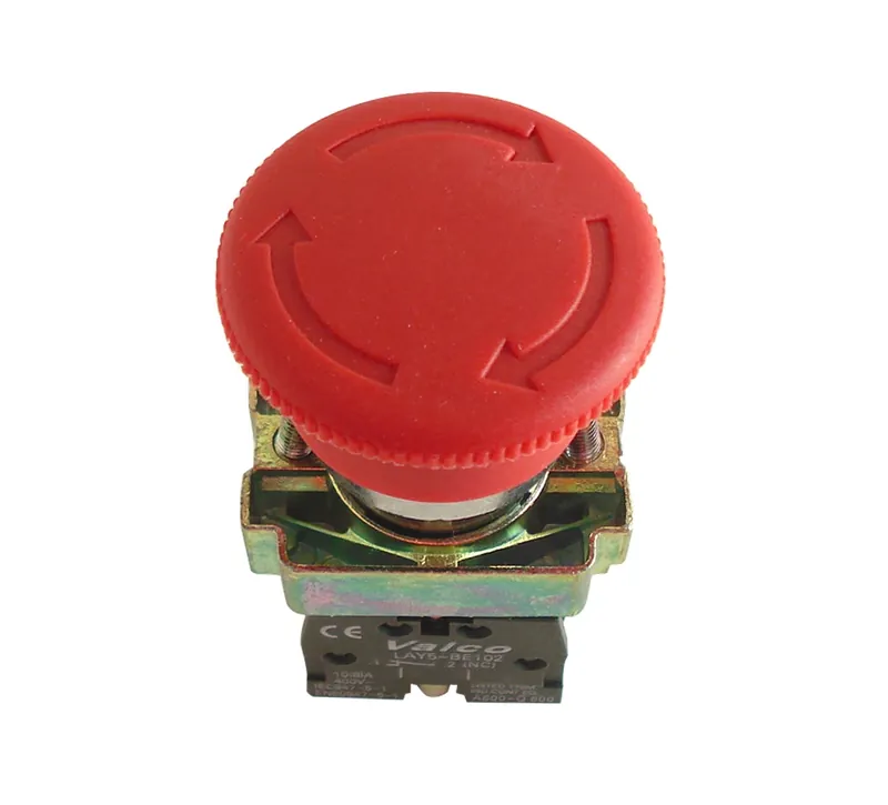 Buton ciuperca cu retinere Freder D40 32-765, contact normal inchis, IP40 buc