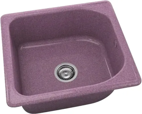 Chiuvetă bucătărie granixit 1 cuvă FAT Violet 56x51 cm violet buc