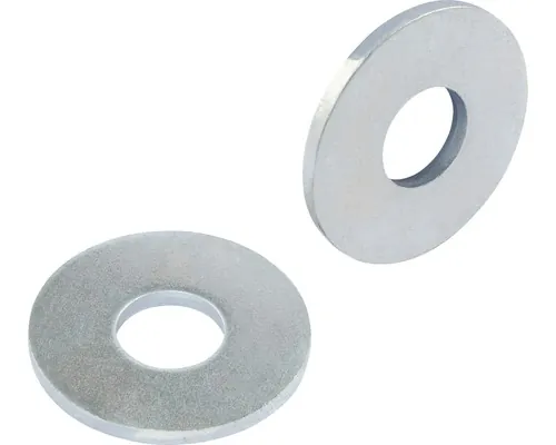Șaibă rotundă plată Reyher 6,4 mm DIN 9021, oțel zincat, 100 bucăți / pachet pac