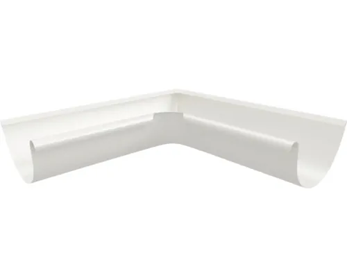 Colțar interior 90 ° metalic PRECIT Ø 125 mm alb RAL 9010 buc
