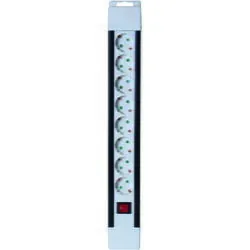Prelungitor 8l 2m cu intrerupator PNV08k/Wh