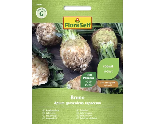 Semințe legume FloraSelf țelină rădăcină Bruno buc
