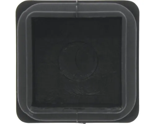 Capace din plastic Tarrox 20mm, negru, pachet 16 bucăți, pentru picioare de masă pătrate
