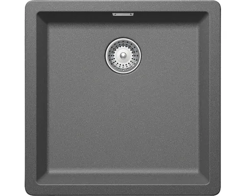 Chiuvetă bucătărie cristadur 1 cuvă Schock Greenwich N-100 45.6x45.6 cm fără picurător Stone buc