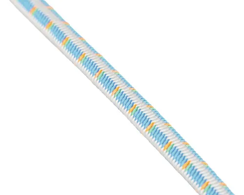 Cordelină elastică poliamidă Mamutec Ø8mm, albastru/verde m