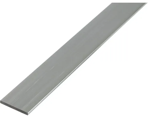 Platbandă aluminiu Alberts 60x3 mm, lungime 2,6m, pentru decorațiuni buc