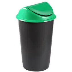 Cos gunoi flip flap delta verde 60l 42313SV