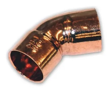 Curba cupru 45gr-22mm Filet Interior-Filet Interior