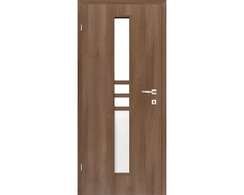 Foaie de ușă Classen nuc Demeter 1 MDF 203,5x84,4 cm stânga buc