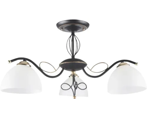 Lustră Klausen Eloro E27 max. 3x15W, negru/auriu buc