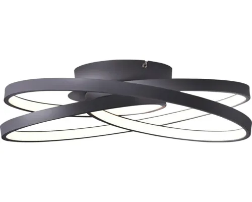 Plafonieră cu LED integrat Brilliant Labyrinth 44W 5000 lumeni, negru buc