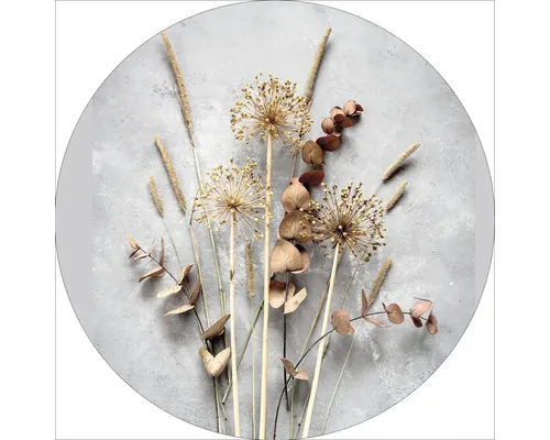 Tablou sticlă rotund Pure Living Dried Fiber Ø 20 cm buc