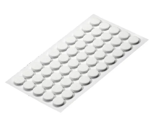 Amortizor anti-alunecare pentru mobilă Hettich Ø10x2mm, alb, pachet 50 bucăți, autoadezive pac