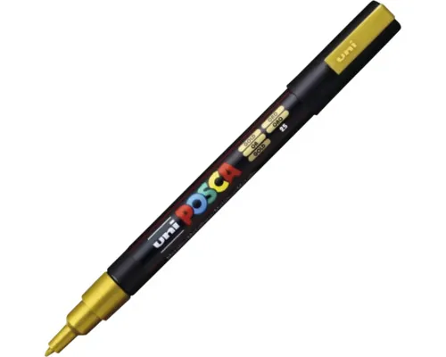 Marker universal Posca 3M auriu 25, vârf rotund 0,9-1,3 mm buc