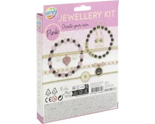 Set creare bijuterii roz buc