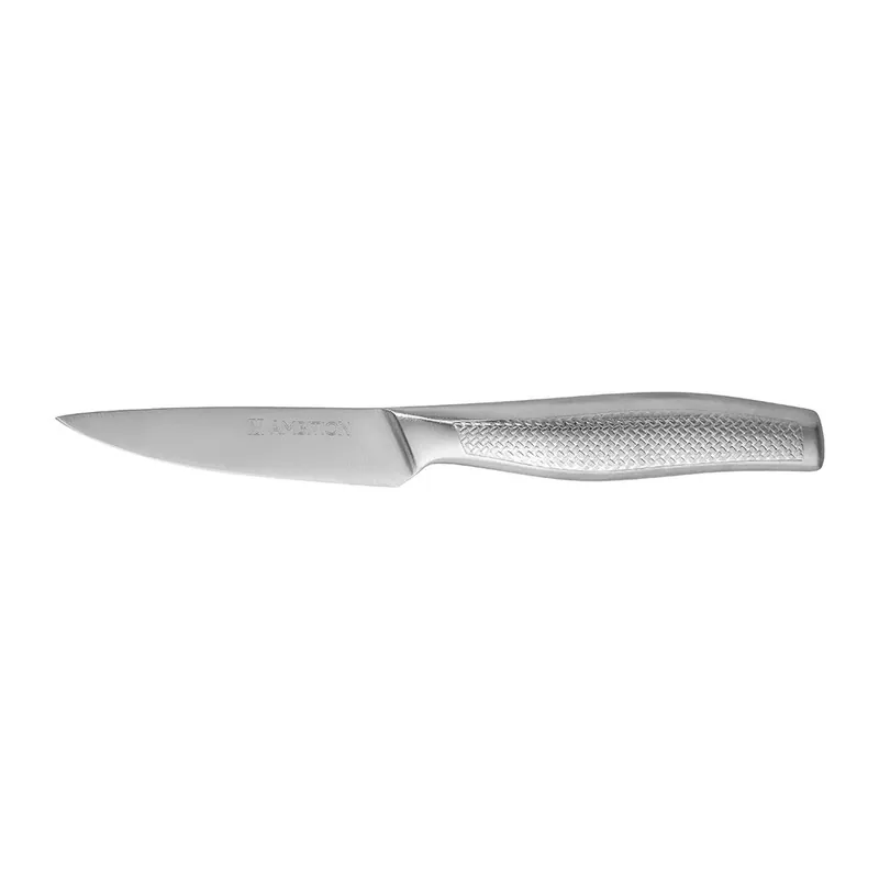 Cutit decojit, otel inoxidabil, argintiu, 9 cm, acero