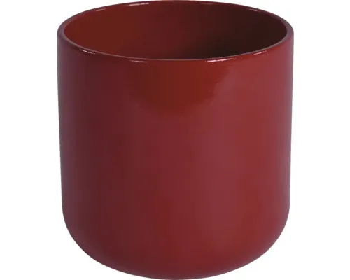 Mască ghiveci Natalya ceramică Ø 7 cm H 6,5 cm roșu lucios buc
